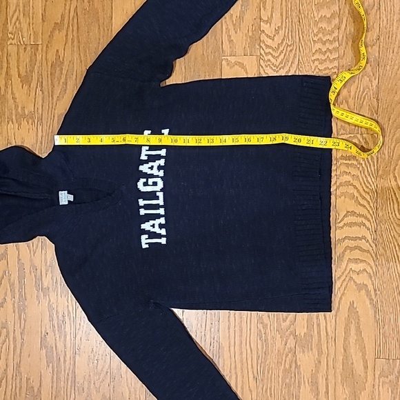 MARLED NAVY BLUE HOODED SWEATER WOMENS SIZE MEDIUM - Picture 5 of 7